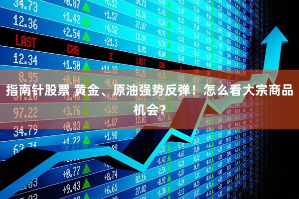 指南针股票 黄金、原油强势反弹！怎么看大宗商品机会？