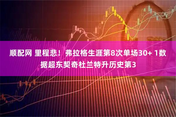 顺配网 里程悲！弗拉格生涯第8次单场30+ 1数据超东契奇杜兰特升历史第3