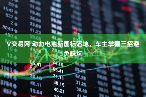V交易网 动力电池新国标落地，车主掌握三招避免踩坑