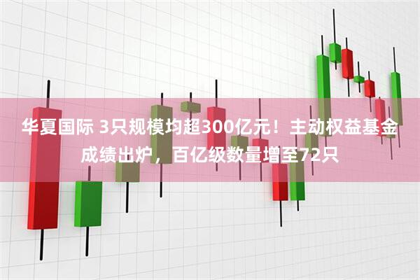 华夏国际 3只规模均超300亿元！主动权益基金成绩出炉，百亿级数量增至72只
