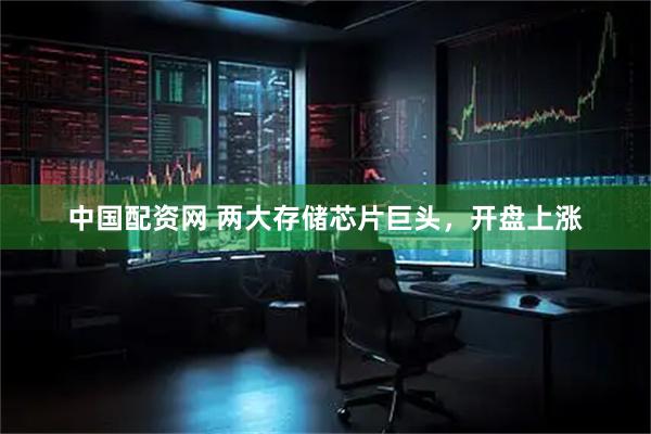 中国配资网 两大存储芯片巨头，开盘上涨